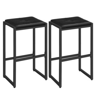 bar stools, набо�барные стульяar chairs, 26" PU, столовые батонные стулья для кухни, столовая, бар, Легкая сборка, черный