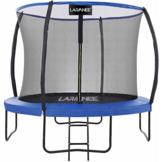 Trampolin, Garden Tranpoline for børnediameter 244 cm, Komplet sæt med beskyttende net, Stige, Beskyttende pude, Have,