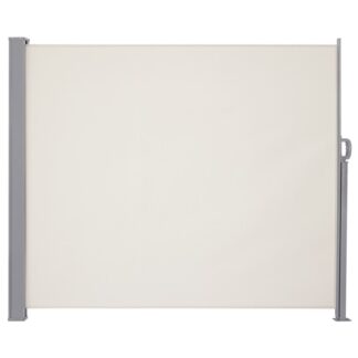 190 س 350 سم (الارتفاع × الطول), المظلة الجانبية, شاشة الخصوصية, مظلة قابلة للتمديد, ستارة رولر جانبية, الحماية من الشمس, للشرفة, حديقة, فناء, اللون البيج