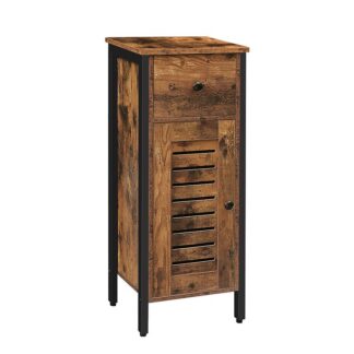 Шкаф для хранения, Боковой шкаф с дверцами и регулируемыми по высоте полками, Напольный шкаф, Отдельно стоящий органайзер для хранения вещей в гостиной, Спальня, Изучать,