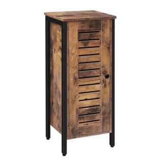 بوفيه, دولاب تخزين, خزانة أرضية, مخزنة, مع باب وفرد و 2 أرفف مخفية قابلة للتعديل, لغرفة النوم, غرفة الجلوس, يذاكر, مطبخ, المدخل, ريفي براون