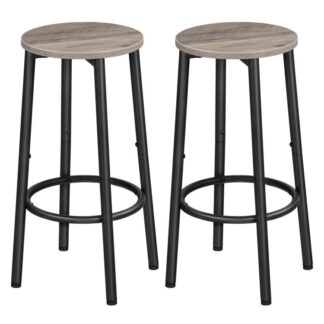 bar stools, набо�барные стульяar chairs, Кухня круглая высота табуретки с подвеской, стулья для завтрака, прочная стальная рама, Для столовой, кухня, вечеринка, Легкая сборка, серый