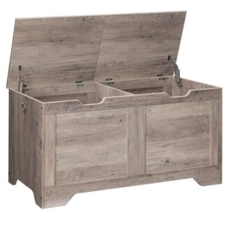 صندوق تخزين مع 2 اغطية, 39.4 في مقعد التخزين, صندوق تخزين مع مقسم داخلي, مقعد الأحذية, للدخول, غرفة الجلوس, غرفة نوم, جريج