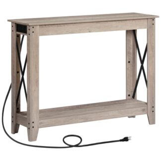 39.4" Консольный стол с узким диваном с розетками с розетками & USB Ports Hallway