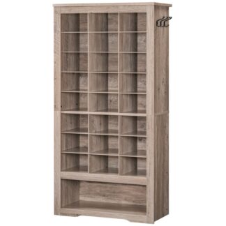 обувной шкаф, 8-Уровень тяжелого труда шкаф для хранения обуви, отдельно стоящая обувная стойка с 24 Кубби и 3 крючки, для входа, шкаф, жизнь