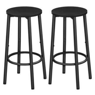 bar stools, набо�барные стульяar chairs, Кухня круглая высота табуретки с подвеской, стулья для завтрака, прочная стальная рама, Для столовой, кухня, вечеринка, Легкая сборка, черный