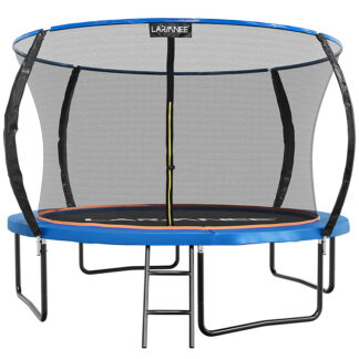 Outdoor Trampoline Diameter 305 cm with Safety Net, Protective Cushions, Ladder, Capacity 150 kg, for