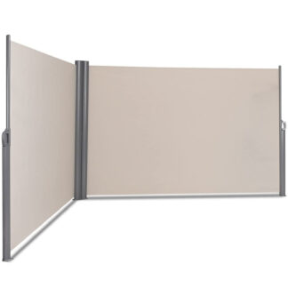 Çift taraflı tente uzatılabilir 160 X 600 CM Gizlilik Ekranı Bağımsız Güneş Koruma Opak Yan Silin Balkon için Kör Balkon Veranda Bahçesi