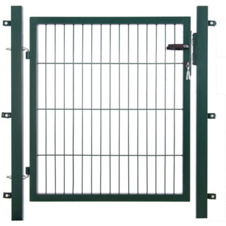 Garden Gate 150x106cm with Heavy Duty Galvanized Steel Wire Mesh Garden Gate Garden Gate Garden Gate with Handle Quality Lock 3 Keys Garden Fence