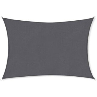 Nap vitorlázó kötélekkel 3 x 5 M pes téglalap alakú a kerti erkélyre, Időjárásvédelem, Víztaszító, UV védelem, Könny -ellenállás, Szabadtéri, Füst