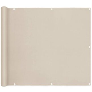 EHH095PWW Balcony Fence, 90 x 500 cm, PES, Balcony Privacy Protection, for Patio, Garden, Balcony, Sunscreen, Opaque Windbreaker, Dark Yellow