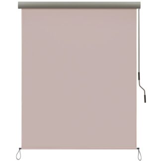 الأعمى العمودي, الرول للمكفوفين, شاشة خصوصية للشرفة, 2.5 س 1.6 م (الارتفاع × العرض), مظلة قابلة للسحب, الحماية من الشمس في الهواء الطلق, مقبض, صندوق ألمنيوم, ستارة, رمادي داكن