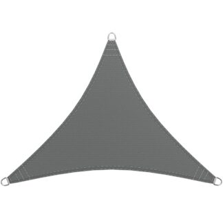 12' x 12' x 12' Triangle de voile de la nuance, Anneaux en D durables, Auvent d'ombrage pour patio, 95% Bloc UV, Écran en tissu, Coupe-vent et perméable à l'air, Pont, Gris foncé