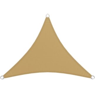 12' x 12' x 12' Dreieck Sun Shade Segel Baldachin für die Terrasse, 95% UV-Block, Langlebige D-Ringe, Stofftuchschatten, Winddicht und luftdurchlässig, Garten, Deck, Sand