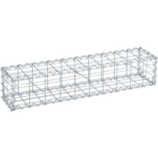 ستون جابيون جاردن جابيون 100 x 30 س 30 موصل حلزوني CM مع الفواصل, أقفاص معدنية, الصلب المجلفن الصدأ, قسم الجدار, حديقة