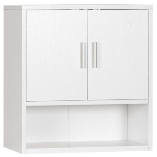 Cabinet médical, Armoire de salle de bain murale, 15 x 7.1 x 16,1 pouces, 3 Compartiments cachés, pour salle de bain, Chambre à coucher, Cuisine, Blanc