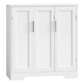 خزانة الحمام, 3-خزانة تخزين باب الحمام, وحدة تخزين الحمام مع 2 أرفف قابلة للتعديل, خزانة الحمام الأرضية, خزانة منظم الحمام, للحمام, الحمام, مطبخ,