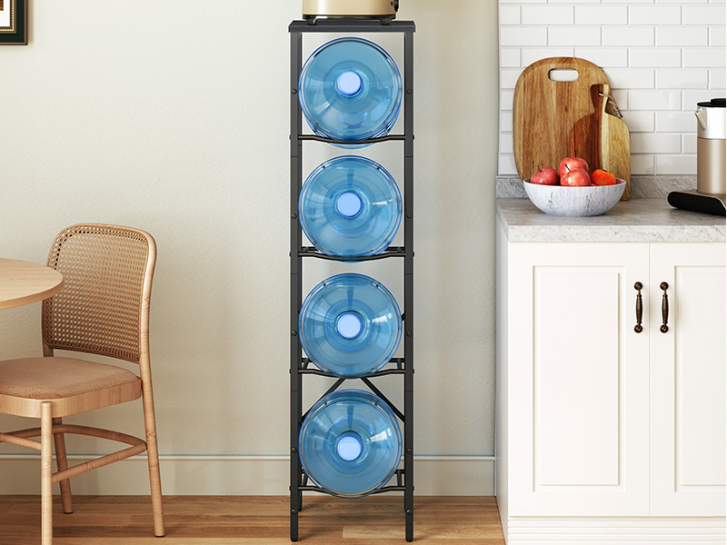 4-estante para botellas de agua de nivel