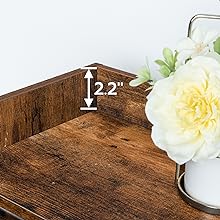 über der Toilettenablage