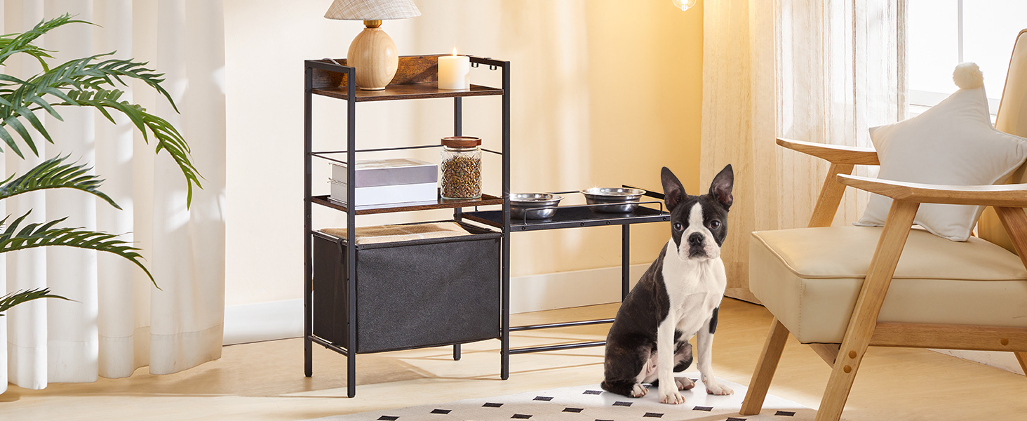 support de gamelle pour chien