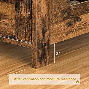 wooden enclosed litter box cabinet