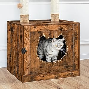 Katzentoilette mit Kratzbaum