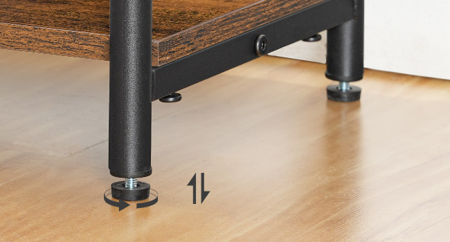 طاولة نهاية مع محطة شحن