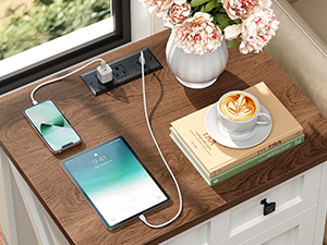 Wooden Bedside Table