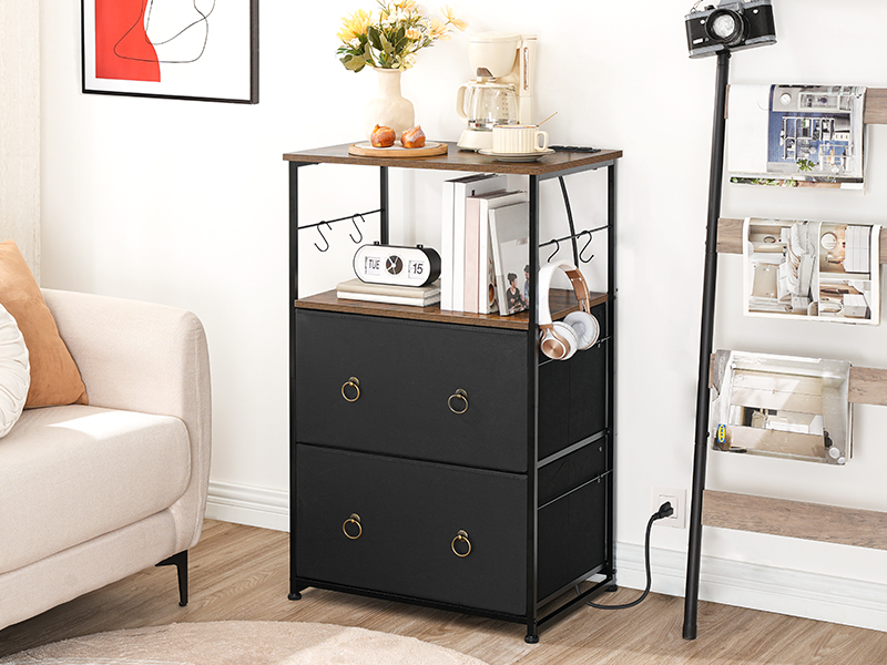 Kartotéka, Mobilný podstavec, Kartotéky pre domácu kanceláriu, 2 Zásuvková postranná skrinka na spisy