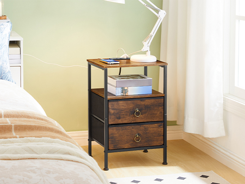 Príručný stolík s 2 Zásuvky