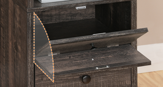 тумбочка с зарядной станцией