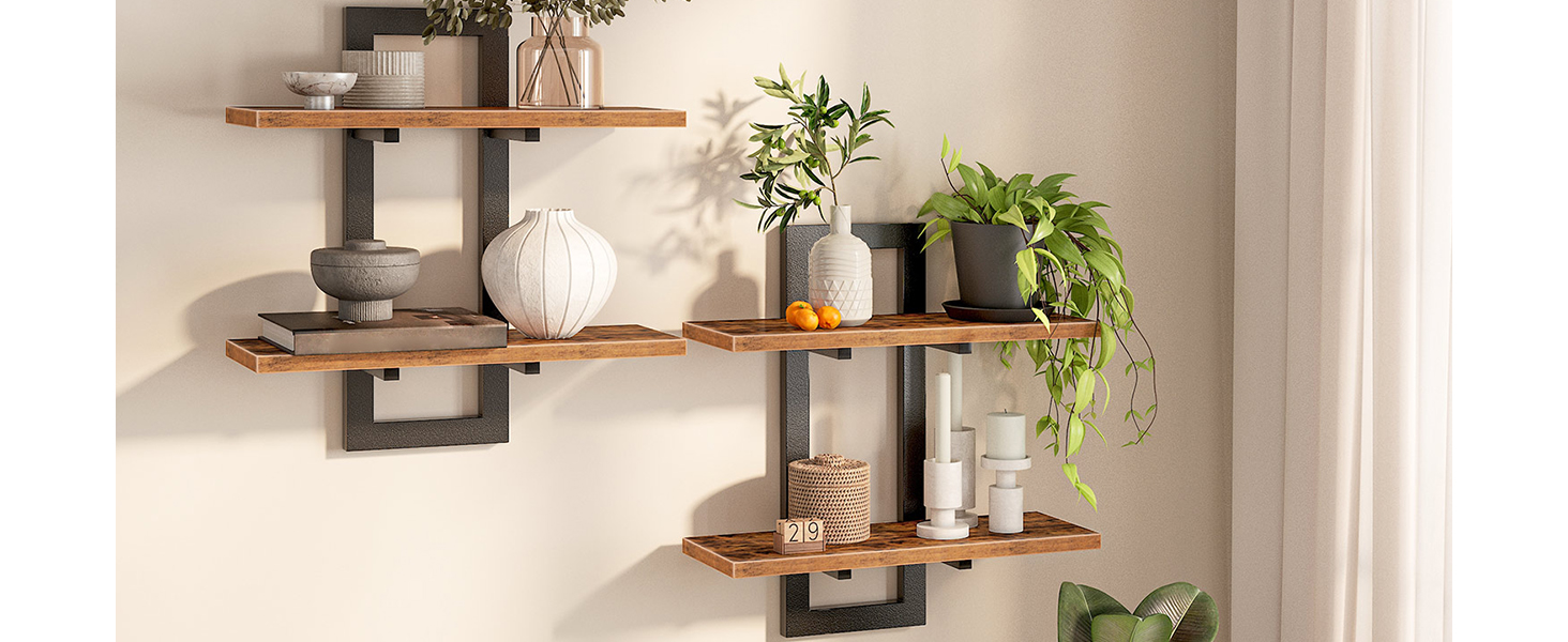 zestaw półek do montażu na ścianie 2