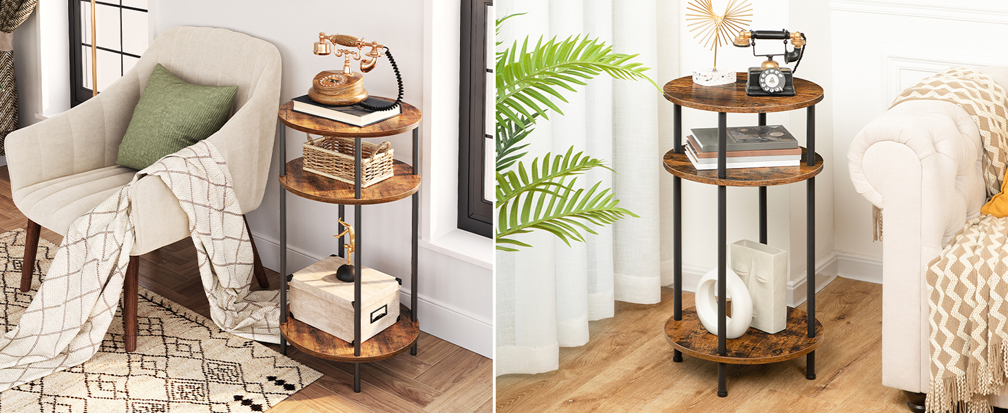 small round coffee table