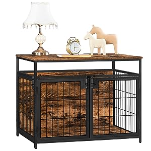 dog crate end table