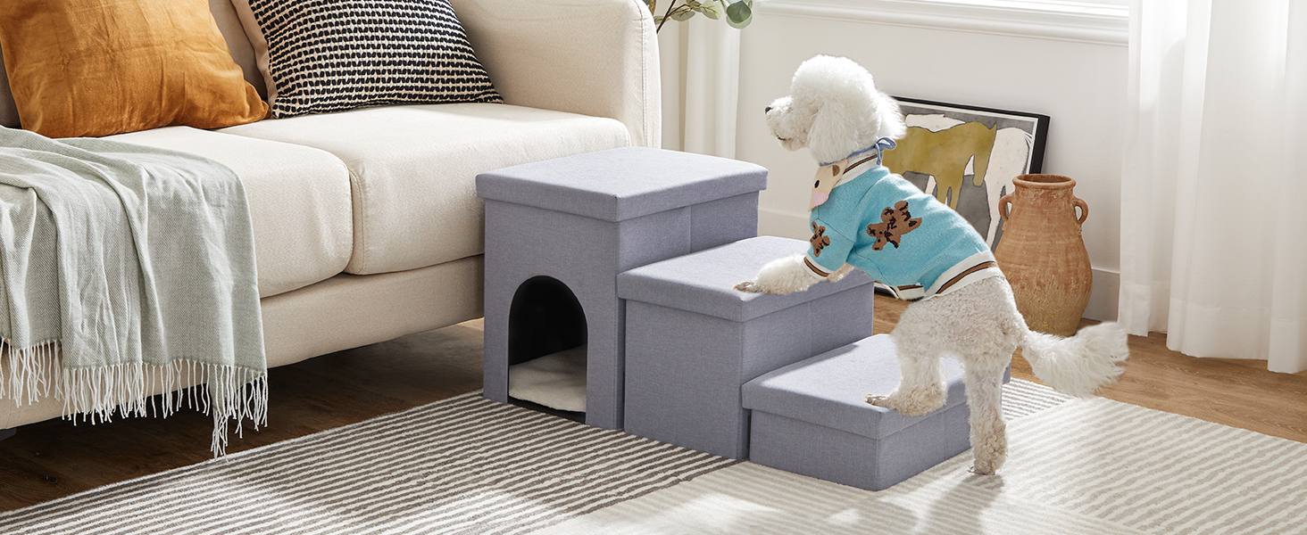 Σκάλες σκύλου για ψηλά κρεβάτια