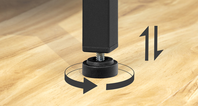 أقدام قابلة للتعديل