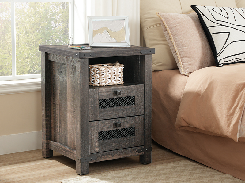 bijzettafel met laadstation