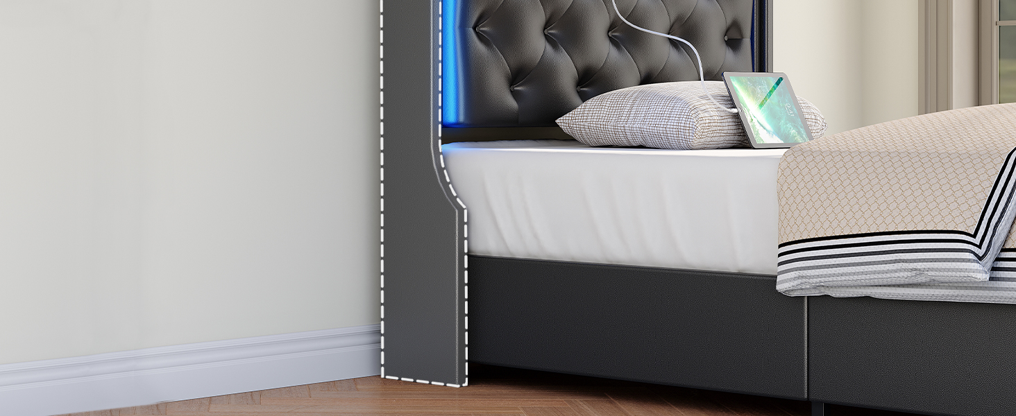 هيكل سرير بحجم توأم