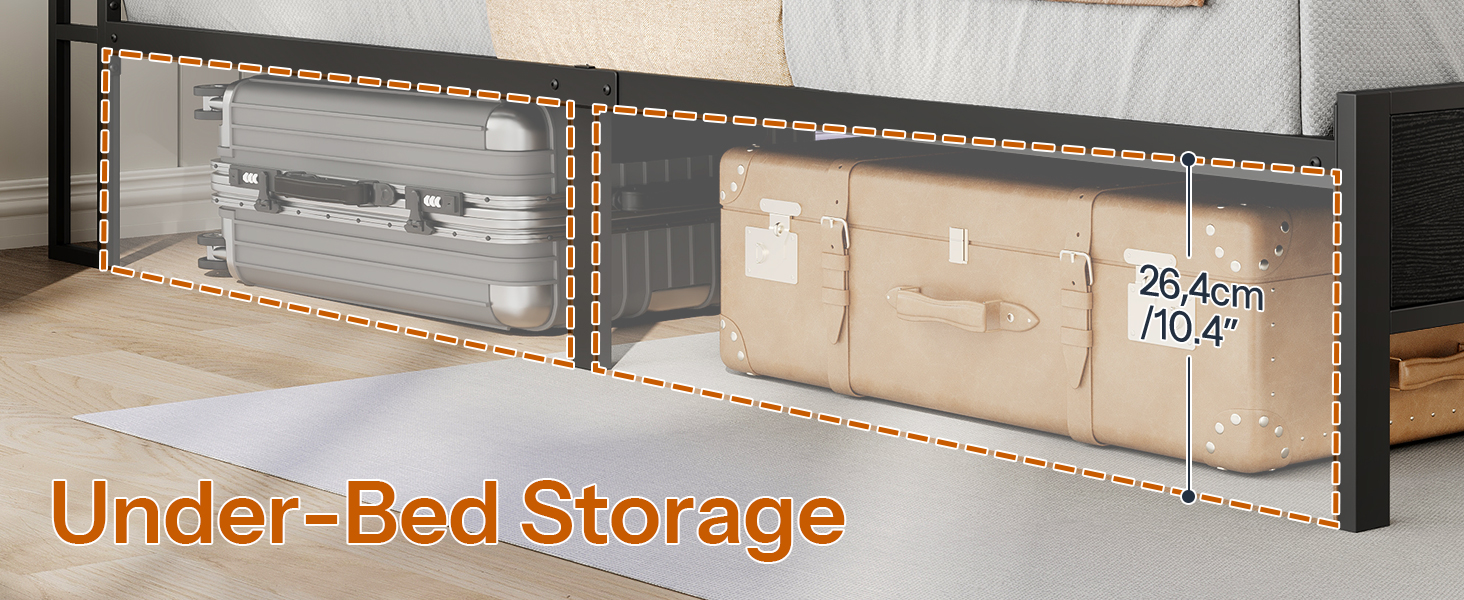 تحت تخزين السرير