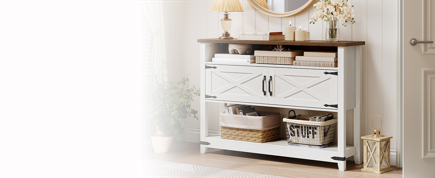 Maalaistalon sisäänkäyntipöytä