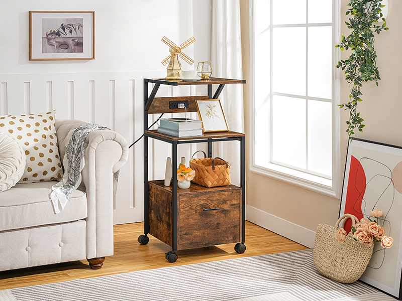 خزانة الملفات المتنقلة, خزانة الملفات مع محطة الشحن, خزانة المكتب