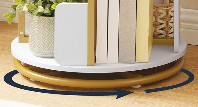 Круглая книжная полка