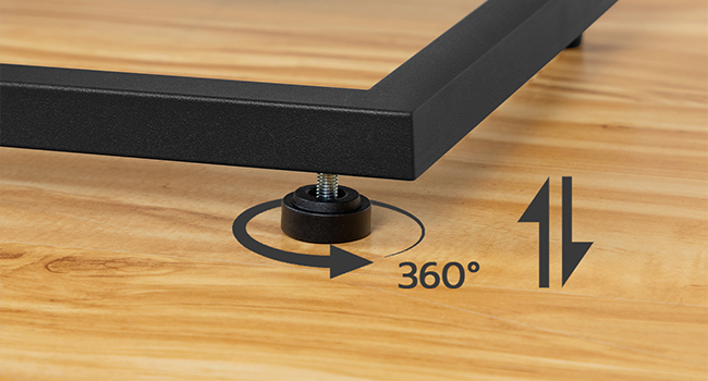 säädettävät jalat