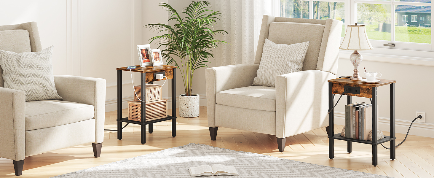 Mesa final com estação de carregamento