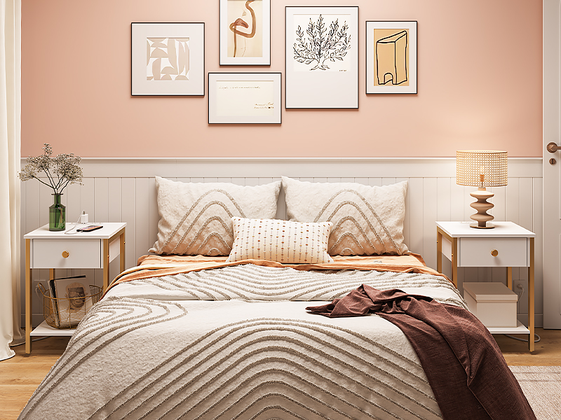 Bijzettafel met laadstation