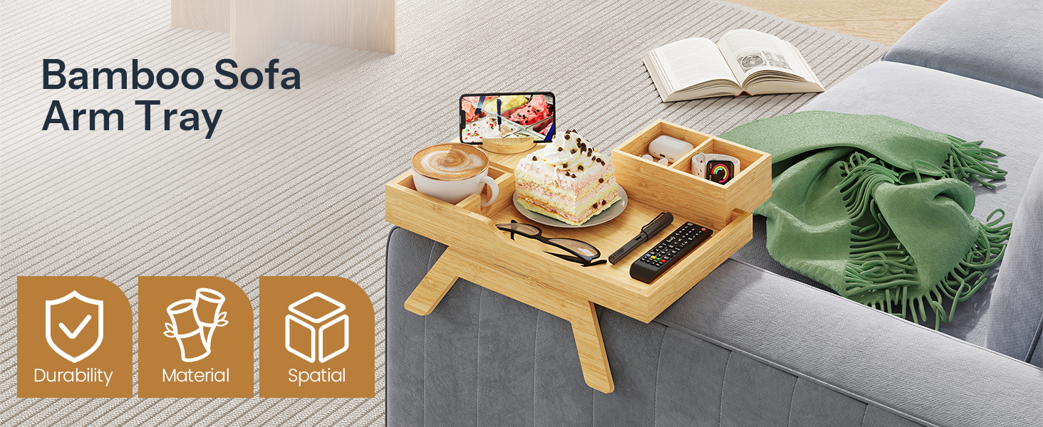 couch arm tray