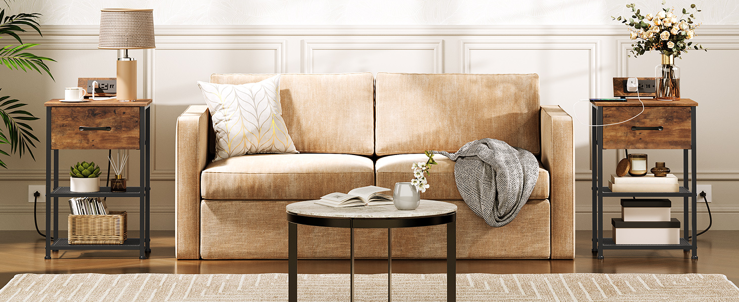 منضدة مع محطة شحن