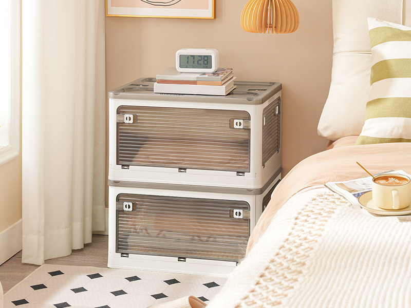 صناديق تخزين البلاستيك مع الأغطية