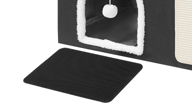 حاوية صندوق القمامة القط