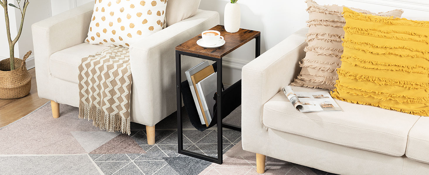 schmaler Beistelltisch